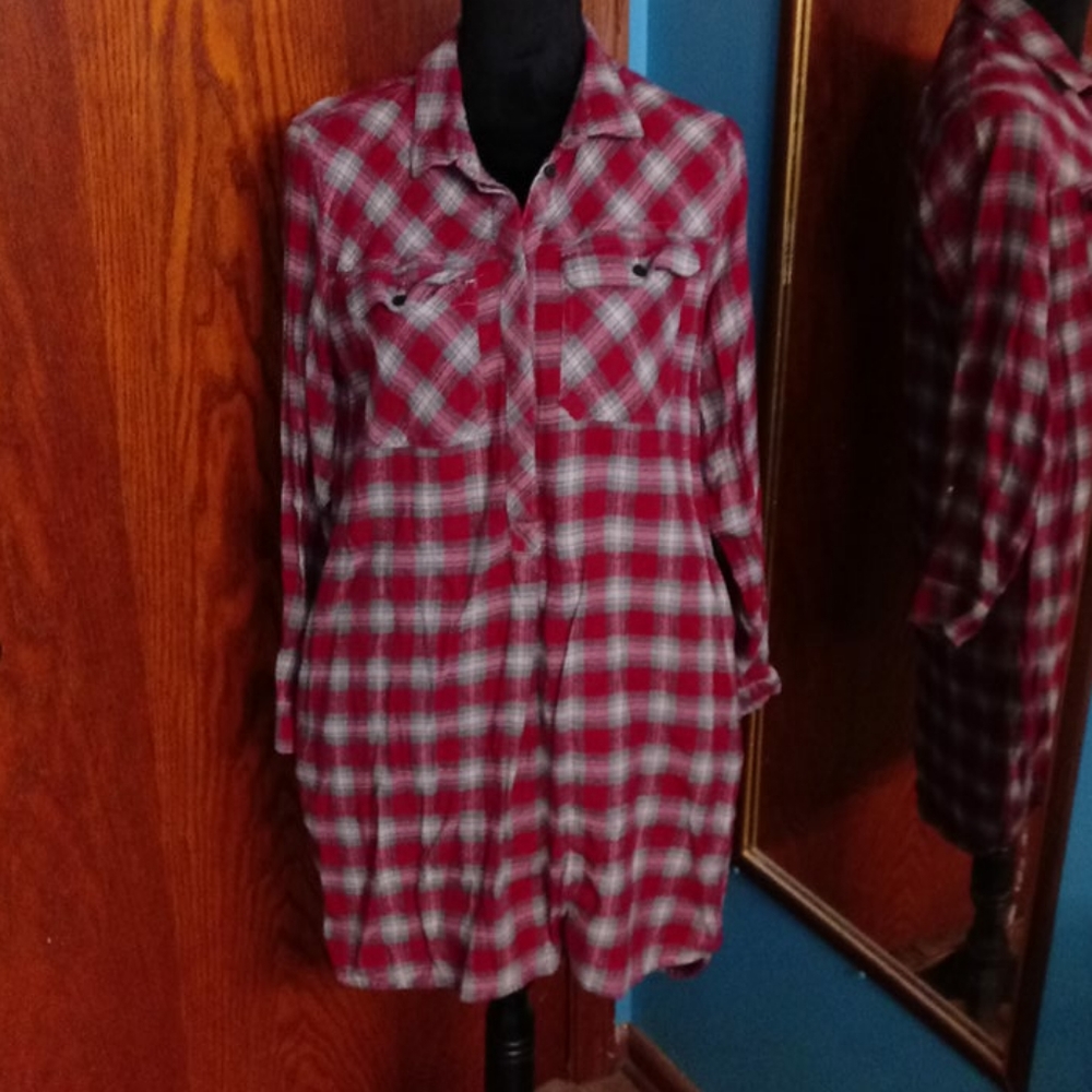 Madewell flannel dress